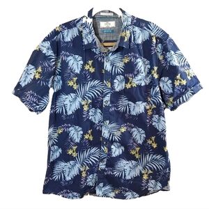 MBX Premium Goods Short Sleeve Button-front Hawaiian Shirt Aloha Men's XXL